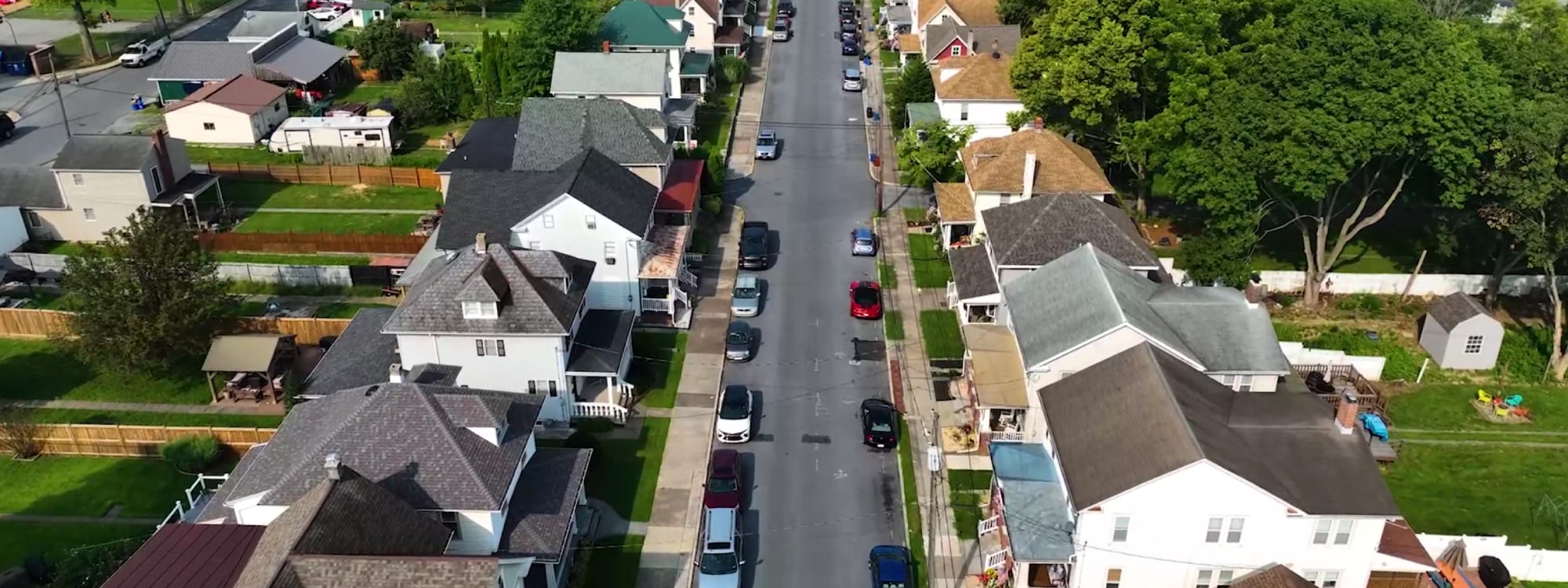 We Buy Houses Fast Hummelstown, PA banner of downtown Hummelstown for PA Home Solutions