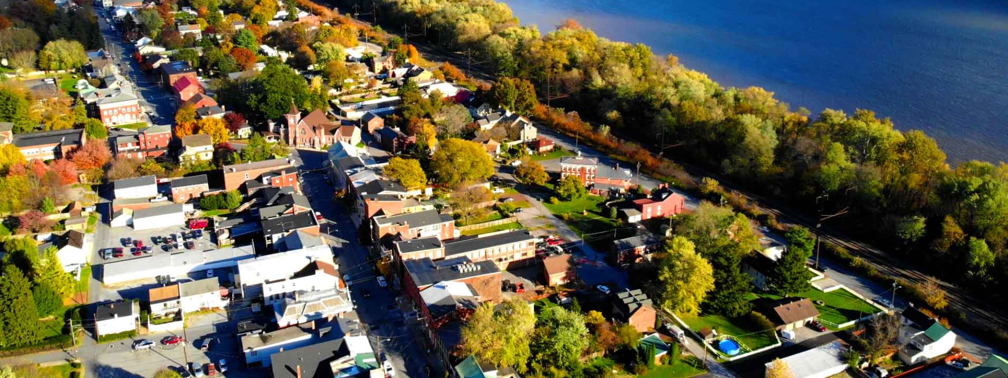 We Buy Houses Fast Marietta, PA banner of downtown Marietta for PA Home Solutions