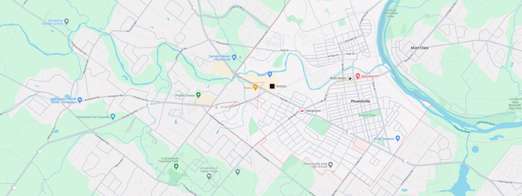 We Buy Houses Fast Phoenixville, PA banner of downtown Phoenixville for PA Home Solutions